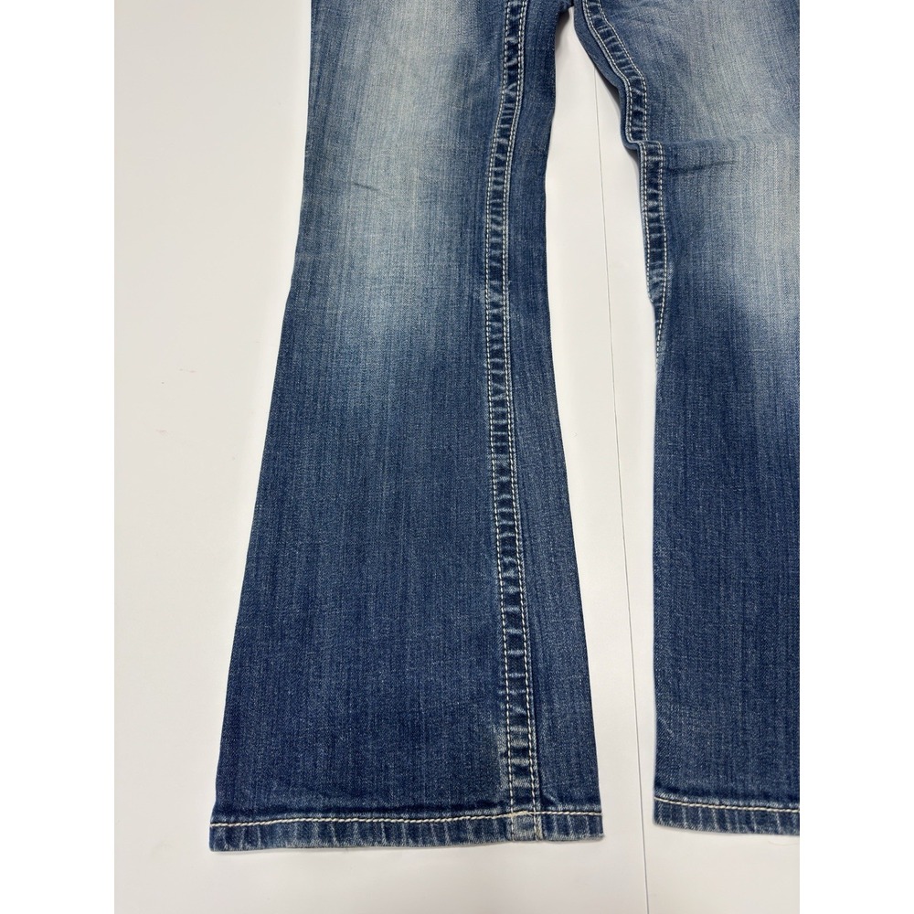 Miss Me Women's Easy Bootcut Jeans Embellished Size 30 Rhinestones Cowgirl Rodeo - Picture 4 of 12